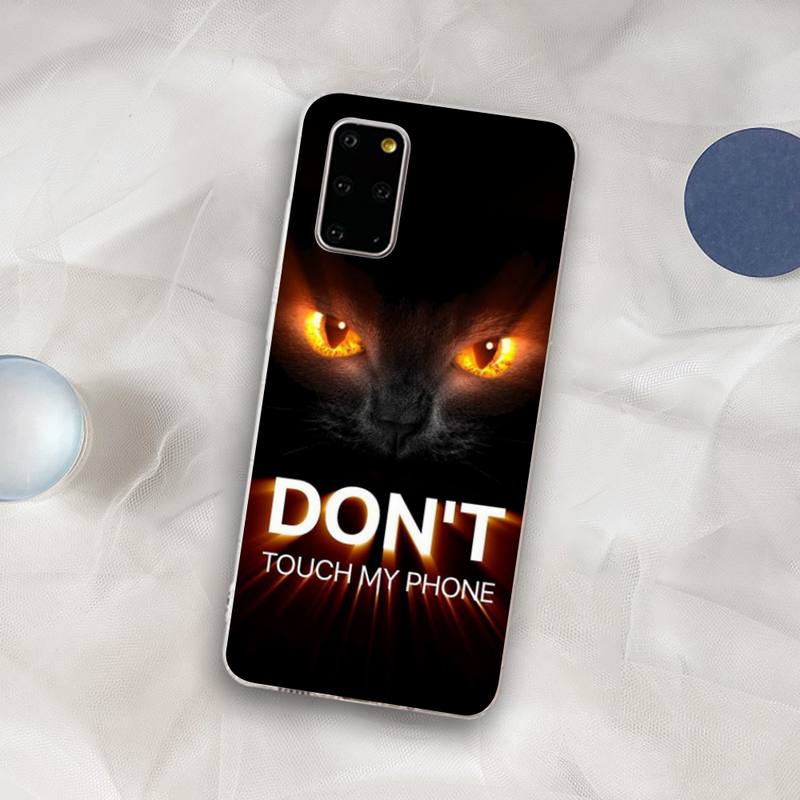 Don't Touch My Phone Phone Case for Samsung S21 A10 for Redmi Note 7 9 for Huawei P30Pro Honor 8X 10i Cover