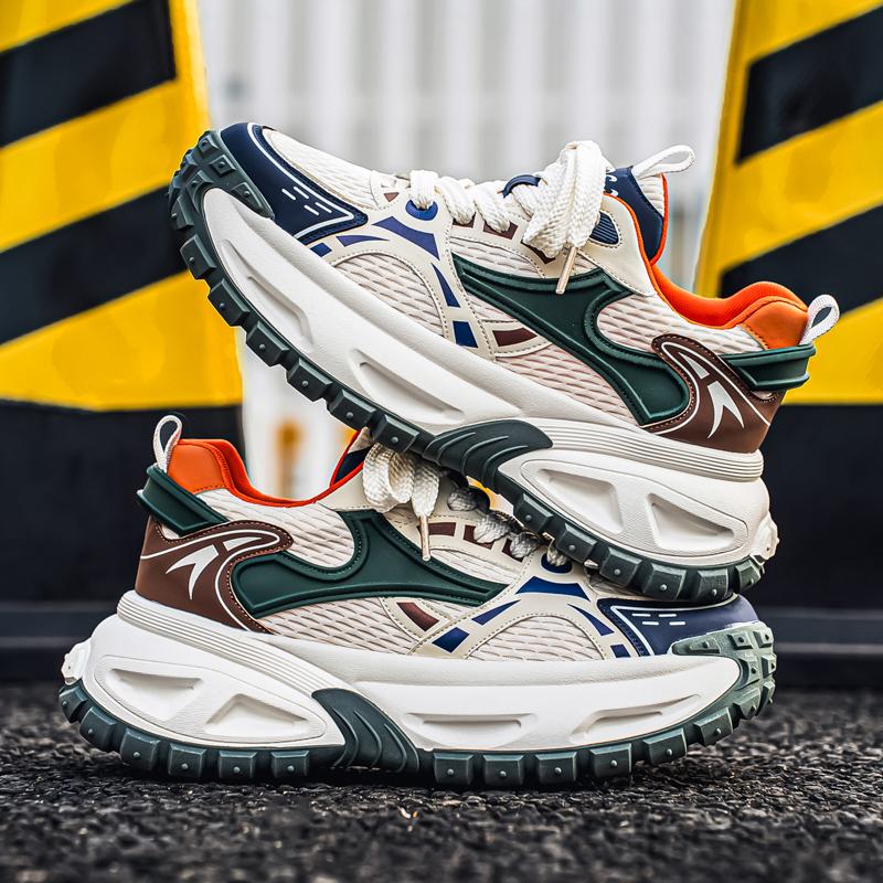 Men's Sports Shoes Fashionable and Casual Men's Thick Soled Sports Shoes Street Style Easy To Match