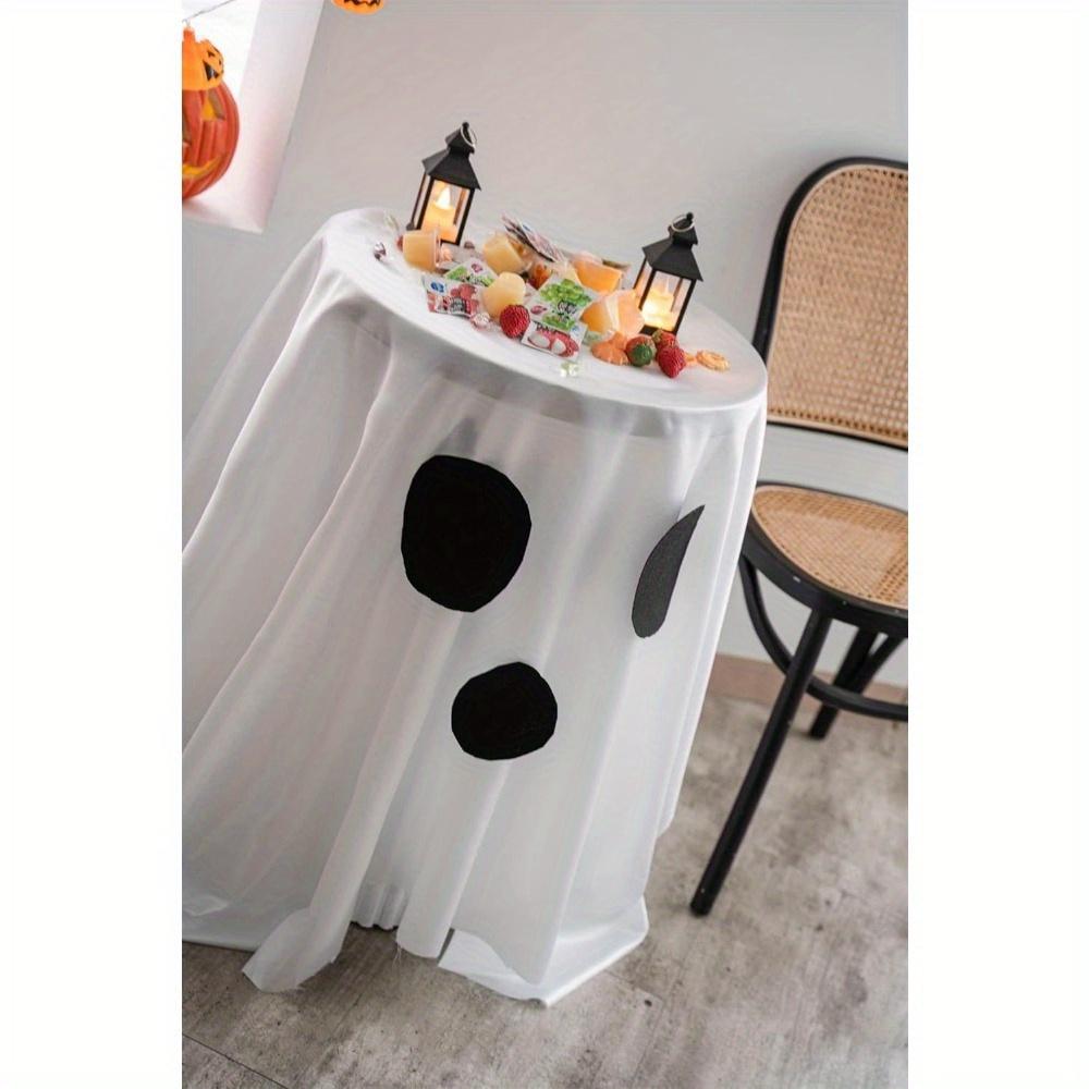 Halloween Tablecloth. Funny face design for party, home & holiday decor.