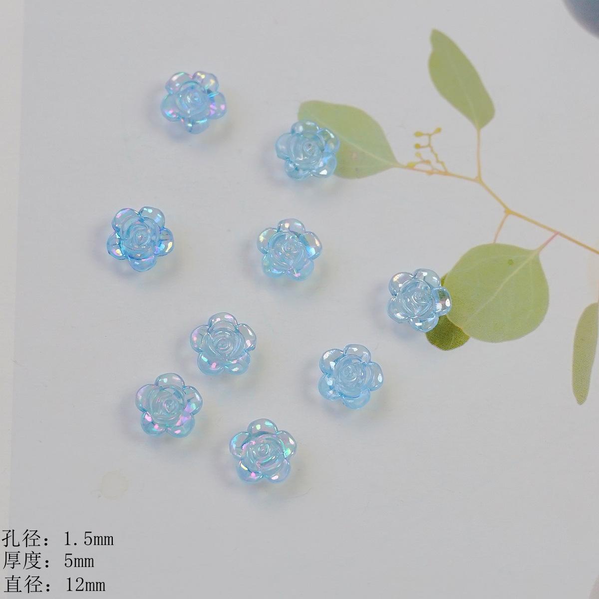 Fresh and sweet DIY handmade dripping tulip sunflower flower mobile phone chain beaded acrylic jewelry accessories
