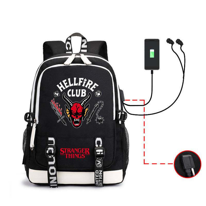 Stranger Things Backpack American Drama Peripheral Student School Bag Backpack