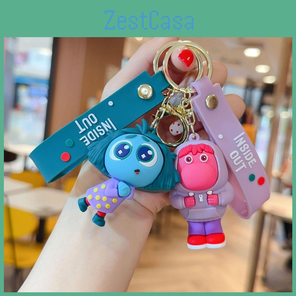 Adorable Pvc Inside Out Keychain Cartoon Accessory Perfect For Gifts And Parties