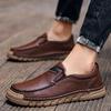 Pantofi Casual Bărbați Mocasini din Piele Lucrați Manual Pantofi Confortabili pentru Bărbați Piele Split de Calitate Mocasini Plați Pantofi Sport pentru Bărbați
