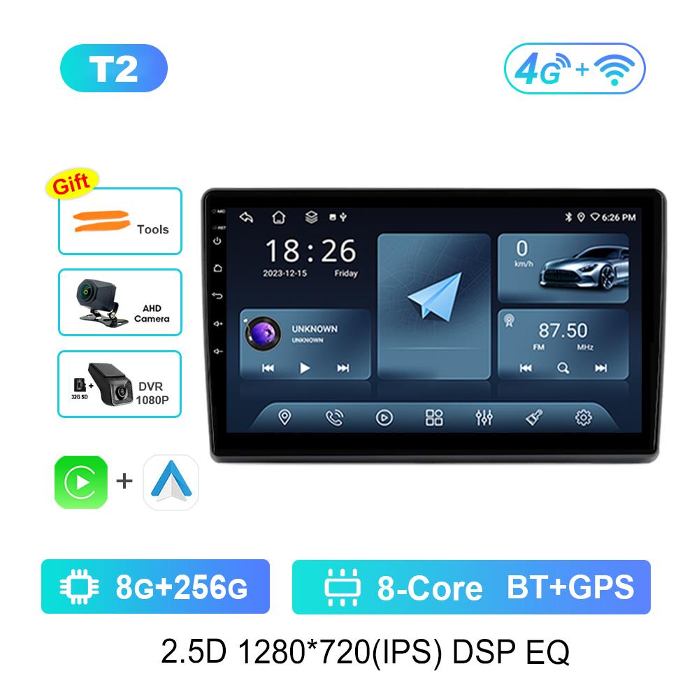 Android Intelligent System Navigation GPS for Fiat Ducato 2007 - 2015 Car Radio Multimedia player 2.5D Screen WiFi+4G Head Unit