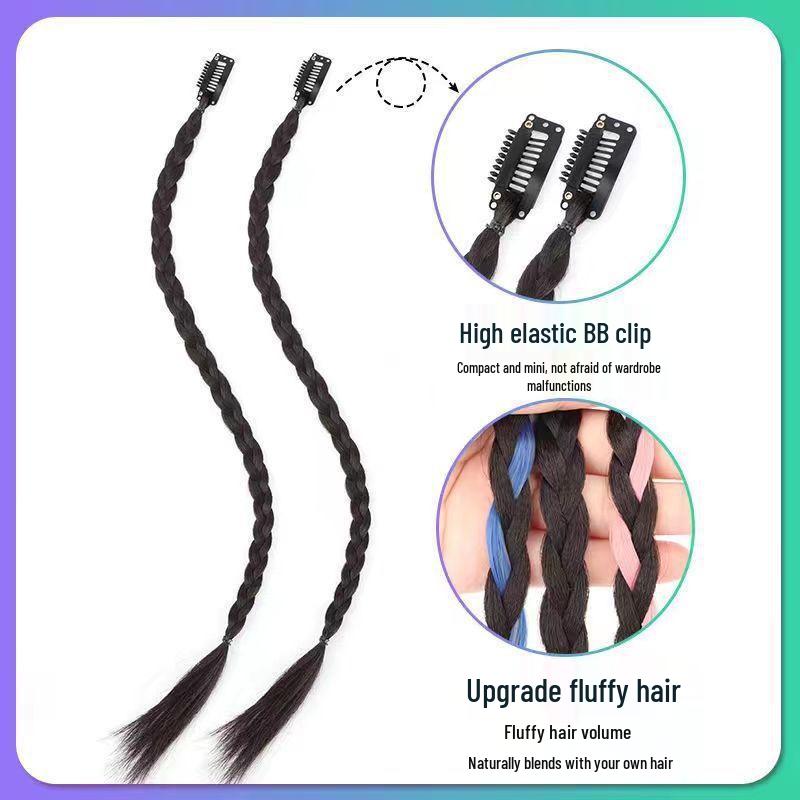 Trendy Sweet & Spicy Dreadlock Highlight Wig with Fishbone & Twist Braids