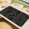 Mouse Pad office Pad Keyboard Mouse Pad Desk accessories Computer Laptop Pad Game Console Pad Waterproof Artistic Line