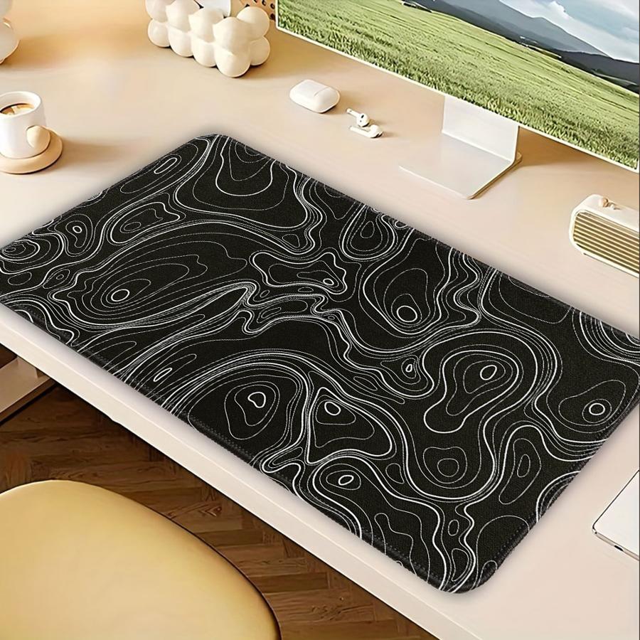 Mouse Pad office Pad Keyboard Mouse Pad Desk accessories Computer Laptop Pad Game Console Pad Waterproof Artistic Line
