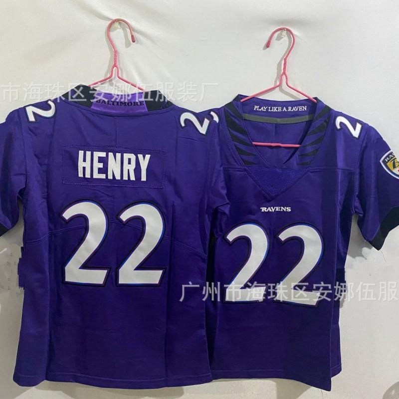 2026 Ravens Legend Youth Football Jersey Embroidered 22 12 Team Sports