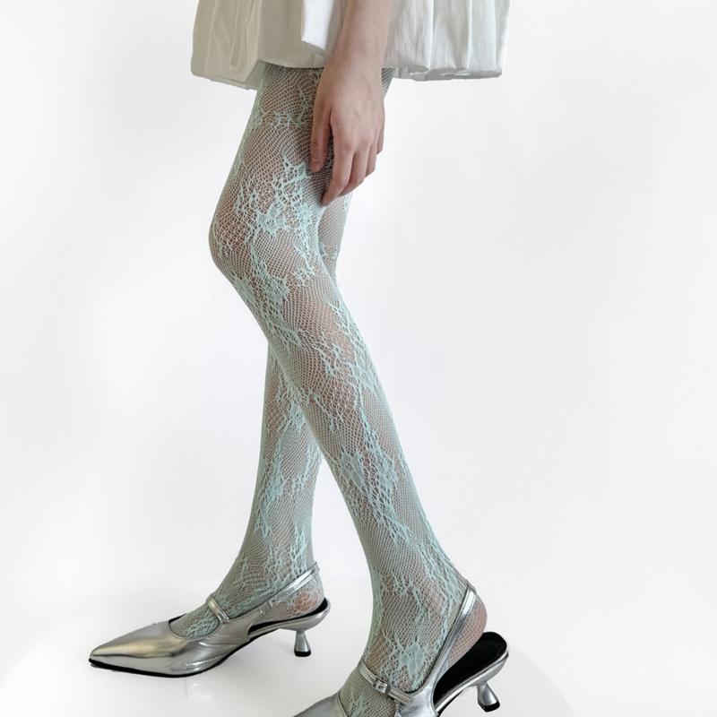Patterned Fishnet Stockings Leggings,High Waist Tights Stockings for Women,Fishnets Thigh High Stockings Pantyhose