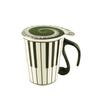 Ceramic Note Cup with Cover, Simple Household Creative, Music Score, Piano Keyboard Mug, Coffee Couple Mug, Office Gift