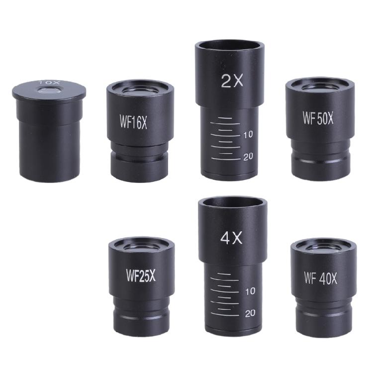 Optical Eyepiece Ocular Lens/Barlow Lens Universal Microscope Accessory Wide Angles Ocular Lens for Various Microscope