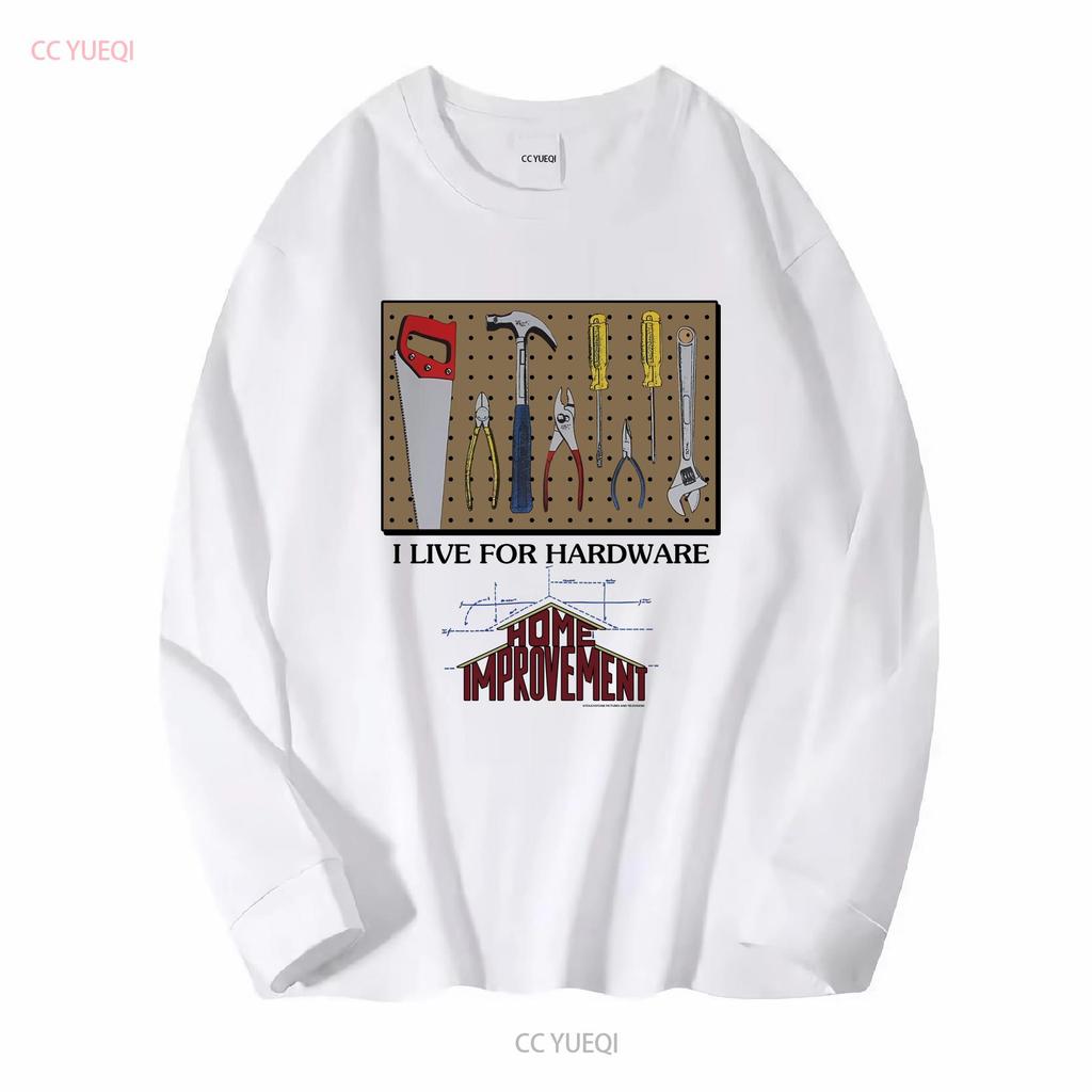 Vintage Home Improvement I Live For Hardware T Shirt Sz XL Tim Allen vintage Washed designer clothes streetwear Versatile