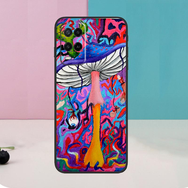 Mushrooms Psychedelic Case For Oppo A5 Pro A6 A15 A16 A76 A96 A17 A57 A98 A58 A78 A18 A38 A54 A74 A94 A40 A60 A80