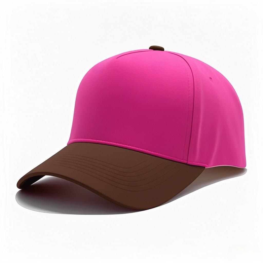 High-quality color matching pure cotton five-piece hardtop baseball cap embroidered light plate truck driver hat men's and women's casual hat
