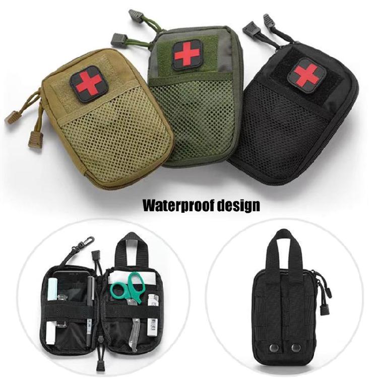Tactically Medicals Pouches Zippers Waist Pack Portable Medicine Waist Bag Outdoor Medicals Pouches Utility Bag Enduring