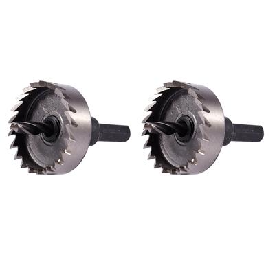 A58Z 2X Hole Saw Tooth HSS Steel Hole Saw Drill Bit Cutter Tool For Metal Wood Alloy 40Mm