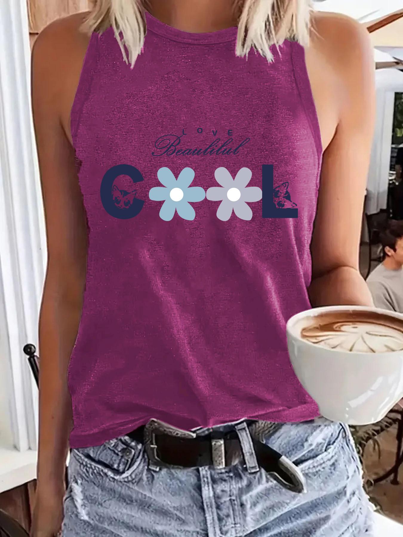 

Жилет с круглым вырезом, повседневный топ без рукавов на весну и лето XXL темно-красного