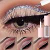 Waterproof Glitter Eyeliner Pen Eye Shadow Stick Long-Lasting Quickly Dry Diamond Shiny 10 Colors Liquid Eyeliner Big Eye Makeup