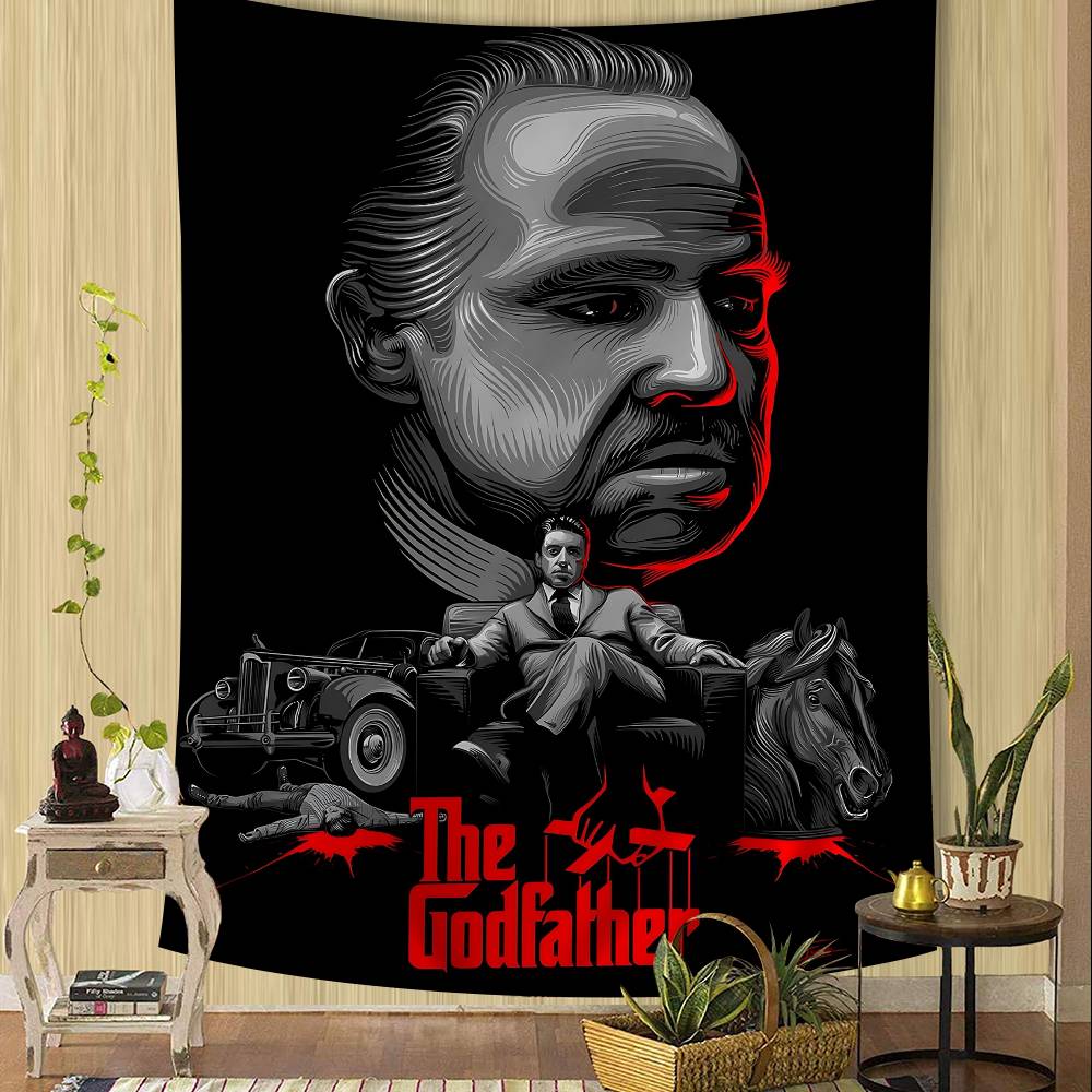 Classic Movie The Godfather Hippie Wall Hanging Tapestries Bohemian Wall Tapestries Mandala INS Home Decor