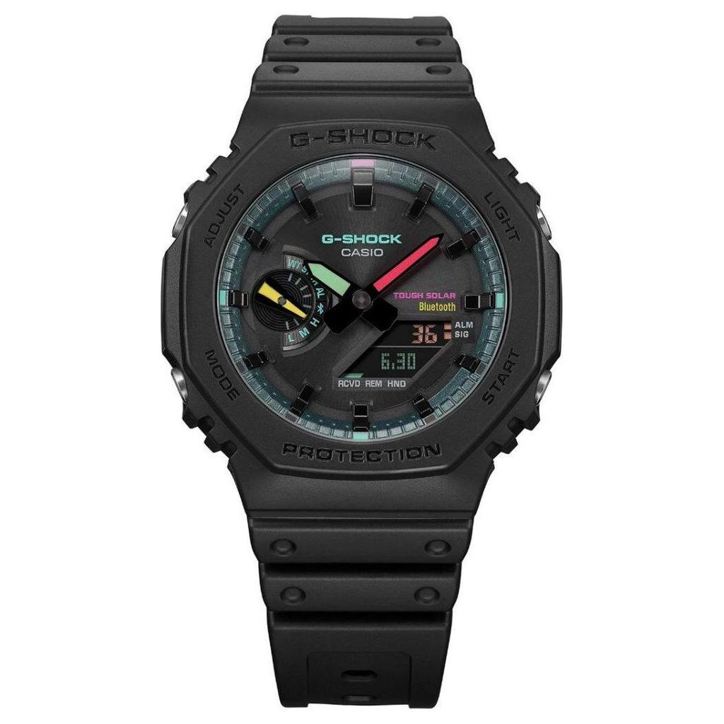 Casio Unisex Liquid Crystal/Analog Dual Display Series Black Watch GA-B2100MF-1APR-