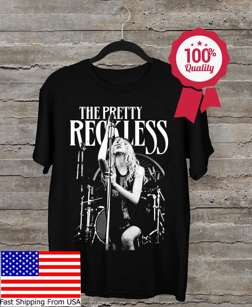 Американская рок-группа The Pretty Reckless Черная Унисекс Футболка Все Размеры Унисекс Футболка XL