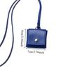 Portable Hanging Neck Headphone Bag PU Leather Square Lanyard Lipstick Bag Multifunctional Card Holder Small Coin Purse Women