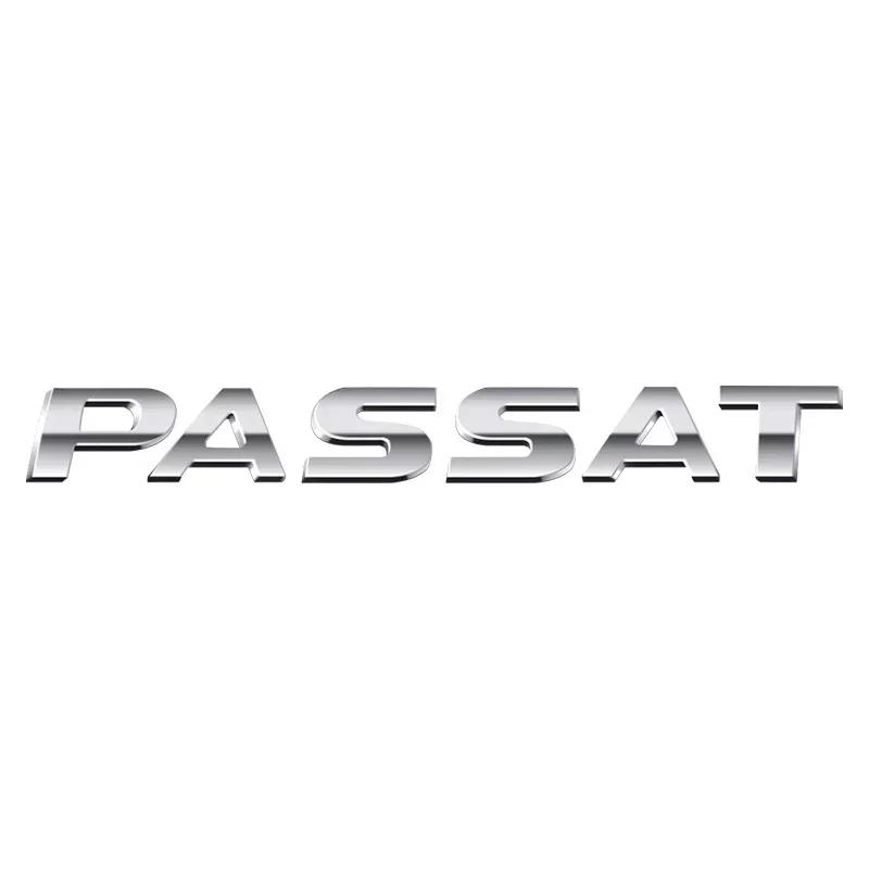 W134W1331pcs Chrome 3D ABS PASSAT TSI TDI V6 V8 Letters Car Rear Tail Trunk Body Side Fender Badge Logo Emblem for Volkswagen B5 B6 B7