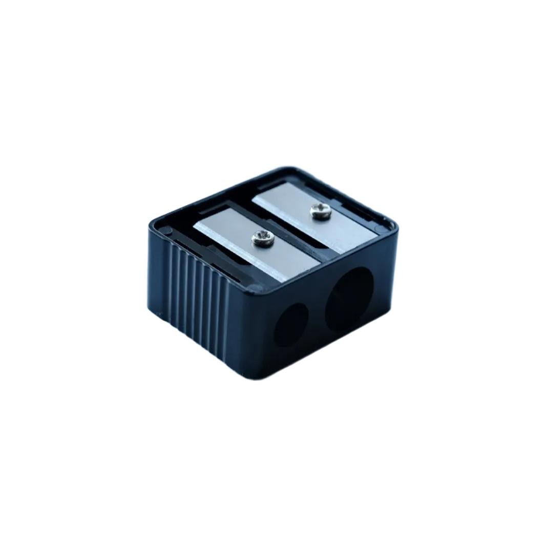 

Plastic Dual Hole Pencil Sharpener, Compact and Portable, Easily Creates A Perfect Pen Tip for Smoother Writing and Creation
