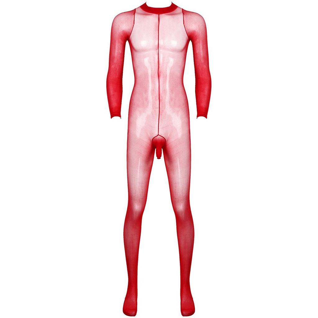Pánské průsvitné síťované punčochy Punčochové kalhoty Strečové punčochové kalhoty Legíny Body