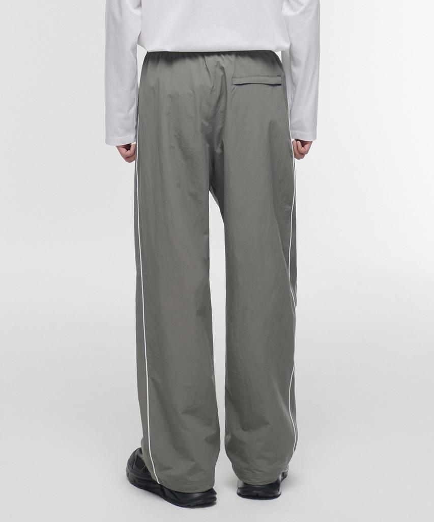 MUSINSA STANDARD Piping Line Wide Track Pants [Gray]