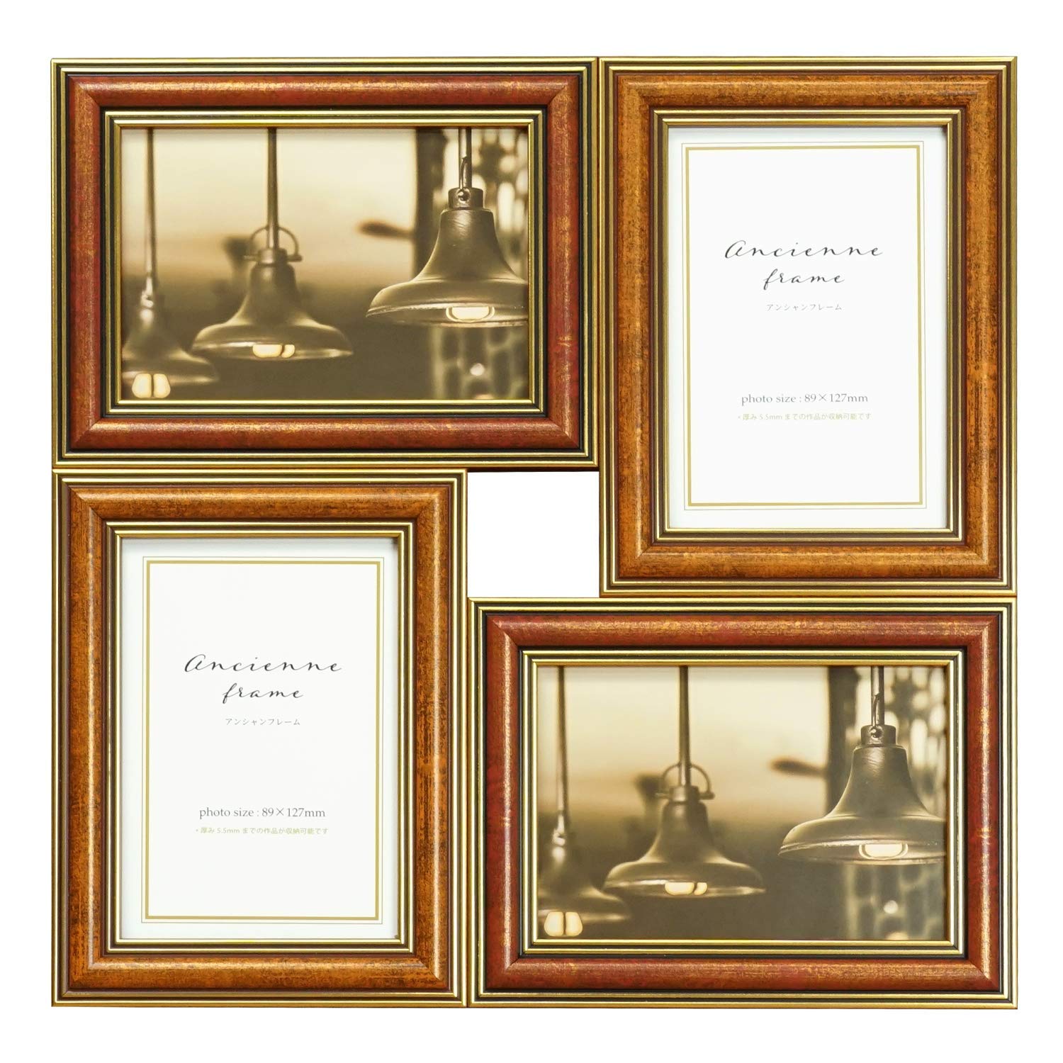 Старинное банджо, рамка, 4 панели, большой размер, CA&RE (Верблюжий и Красный), Настенный, 106296