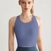 Shockproof Breathable Back Fitness Top With Bra Pads Sports Underwear For Women