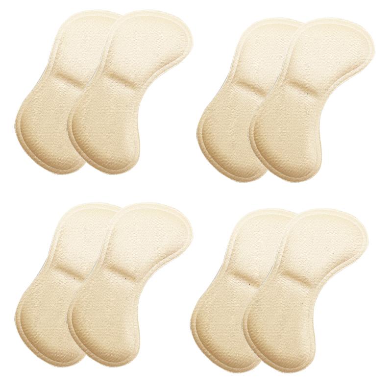 4 Pairs/8 Pairs Heel Insoles Pads Patch Pain Relief Anti-wear Cushion Feet Care Heel Protector Adhesive Back Sticker Insole