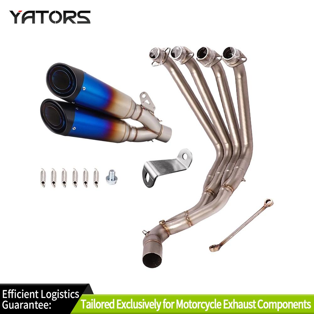 Exhaust Systems For Honda CBR650R CBR650F 2014-2024 CB650R Full System Exhaust Tips Header Pipe Exhausts Pipes