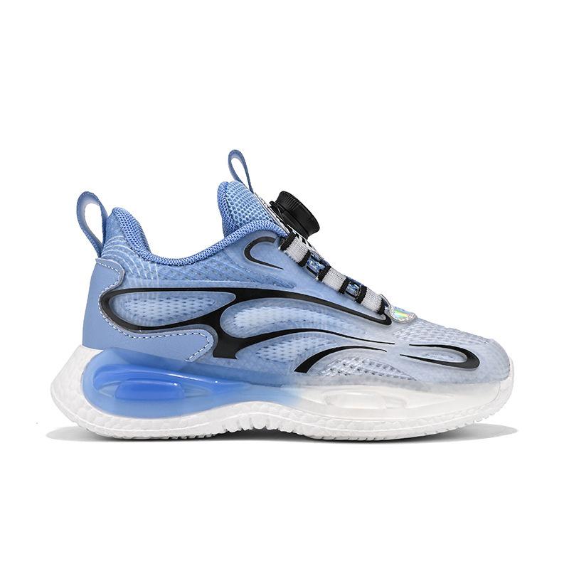 Boys' Autumn 2025 Sports Shoes: Rotating Buckle Basketball Sneakers for Students
