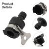 Stainless Steel Wing Screw Tap Adaptor for Threadless Taps Easy to Install