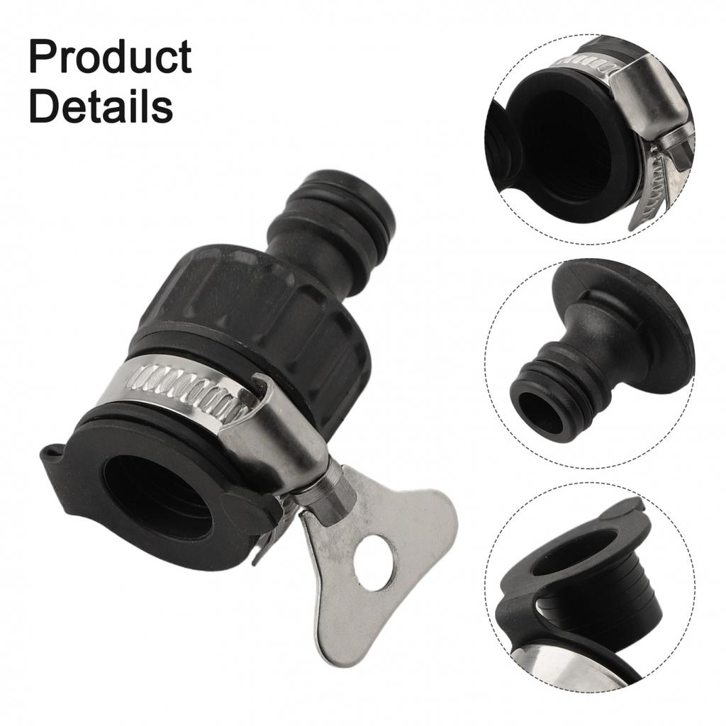 Stainless Steel Wing Screw Tap Adaptor for Threadless Taps Easy to Install