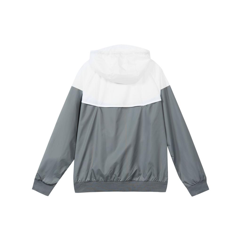 Nike Zip-Up Long Sleeve Hooded Jacket With Small Logo Print Men Jackets Grey 727325-084