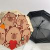 1 Stück Capybara Regenschirm - 8 Speichen verstärkt, Automatisches Öffnen, Leicht & Langlebig, Niedliches Modeaccessoire für Draußen - Y0309