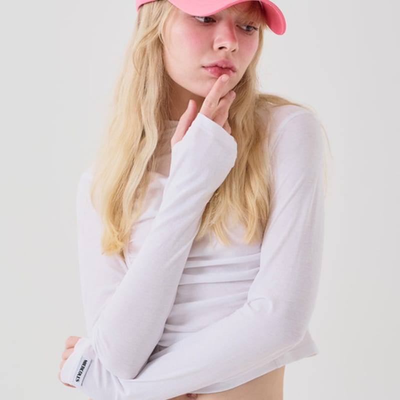 Wednesday Wednesday Signature Ballcap_pink