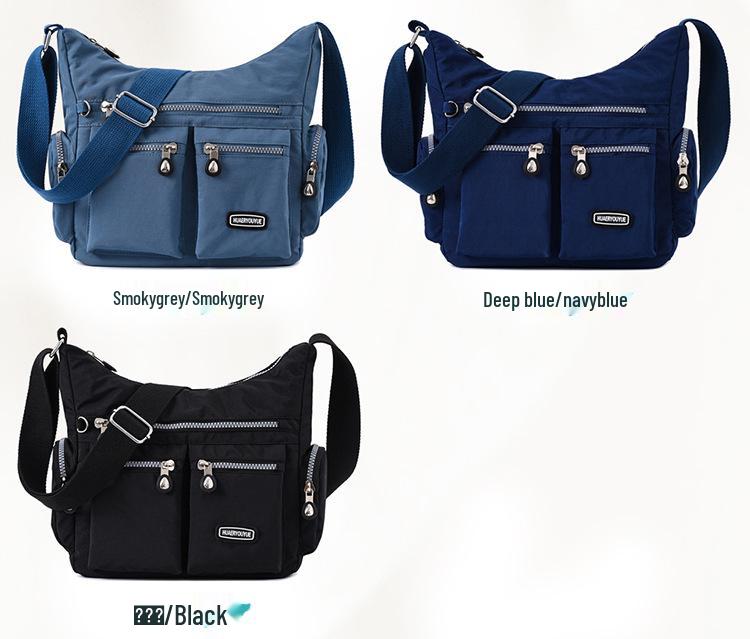 Borsa a tracolla da donna in nylon di grande capacità - Elegante e versatile