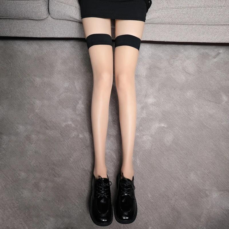 

Freeauce Plus Size Black Fishnet Mesh Long Socks Xxxl Fat Stockings With Anti-Slip Over Knee Thigh High Sexy Lace Sock For Women Plus size