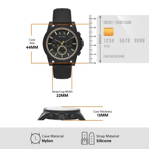 Armani Exchange AX1343 Men's Black