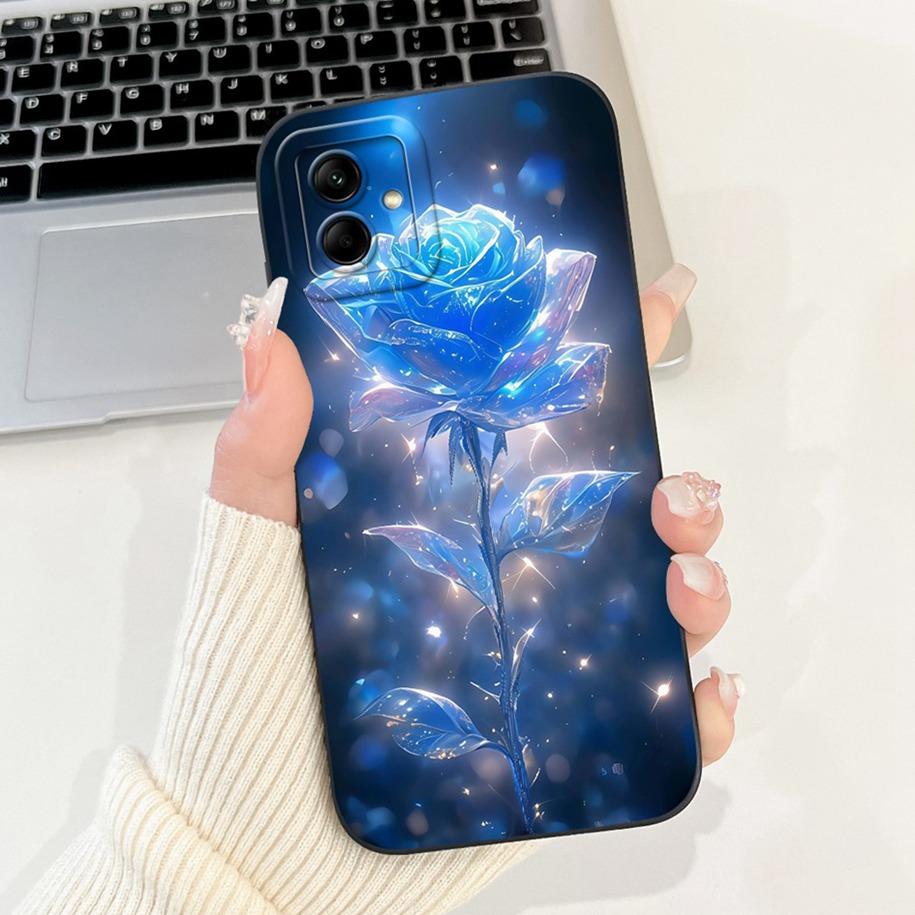 Shockproof Cover For Samsung Galaxy A05 A05s M05 Case New Fashion Flower Soft Silicone Phone Shell For Samsung A05 SM-A055F Capa