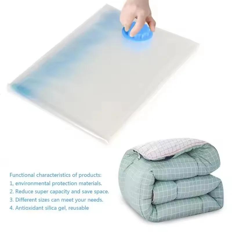 Vacuum Bag Package Vacuum Storage Bags Space Saver for Bedding,Pillows,Towel,Clothes Travel Storage Bedroom Organizer