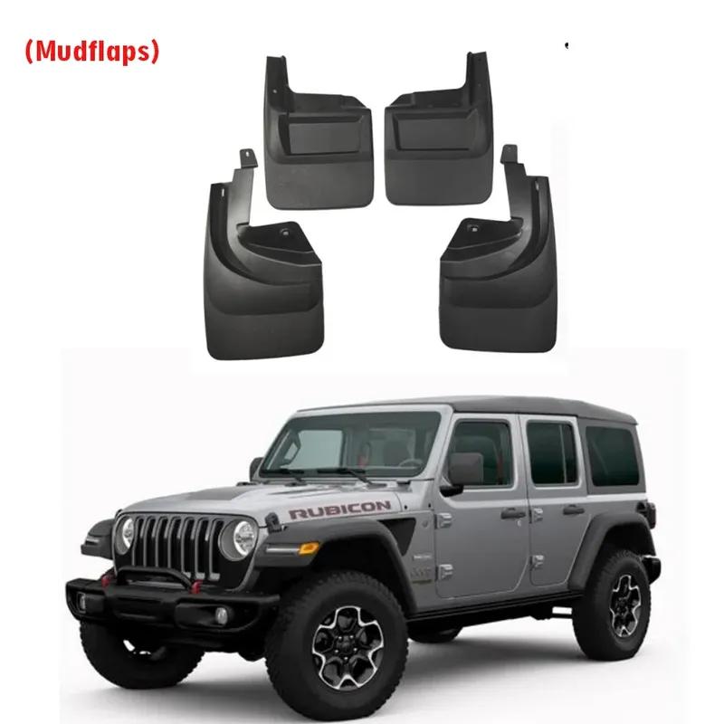 2024 2025 FOR Jeep Wrangler Rubicon Mud Flap Guards Splash Mudguard Fender Mudflaps Car Accessories Front Rear 4pcs