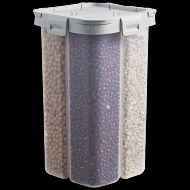 Tali 2.9L Four-Compartment Grain Storage Container