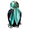 90cm Women’s Scarf – New Style Headscarf, Vintage Print Shawl, Rayon Satin Square Scarf