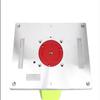 Aluminium Router  Table Insert Plate With Center Hole Plate For Woodworking Benches Router Plate Wood Tools Milling Trimming Machine