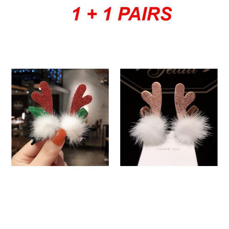4-1 STÜCKE Bunte Licht Geweih Haarspange Mode Ohren Weihnachten Halloween Haarspange Accessoires Geweih Stirnband Neue Kopfbedeckung